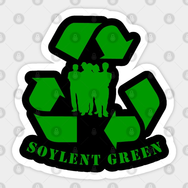 Soylent Green is People!! Sticker by HellraiserDesigns